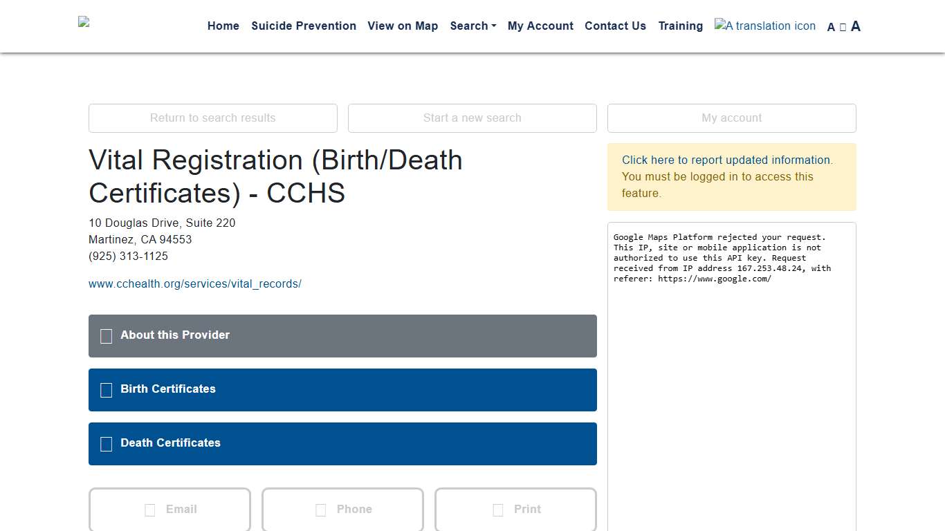 Contra Costa Crisis Center